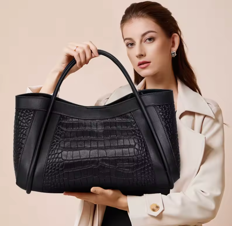 Crocodile Luxe Women's Tote