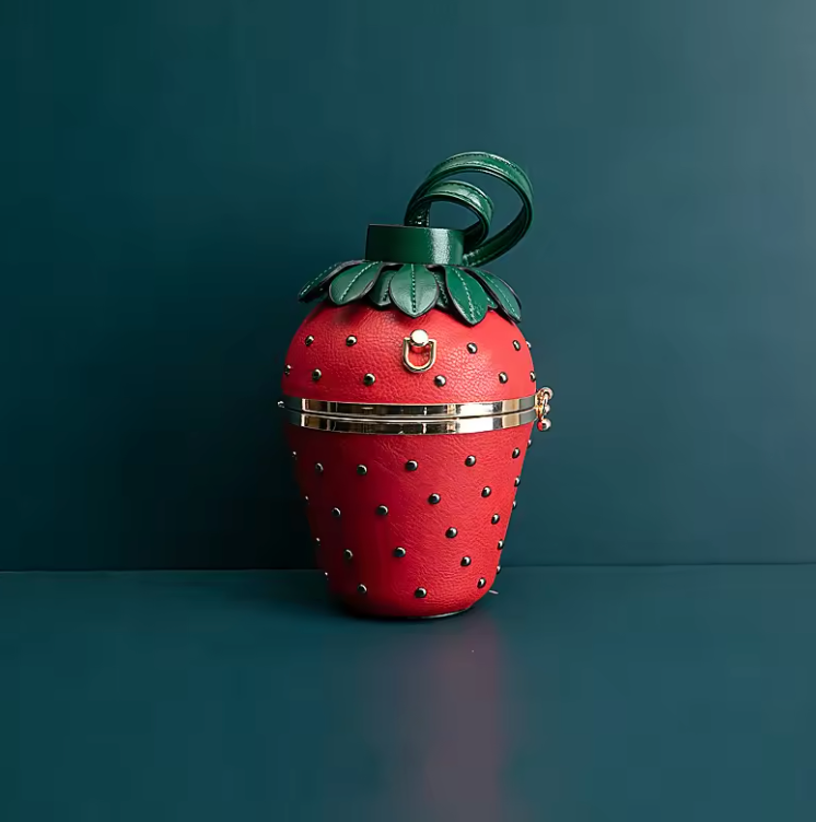 Strawberry Luxe Banquet Clutch