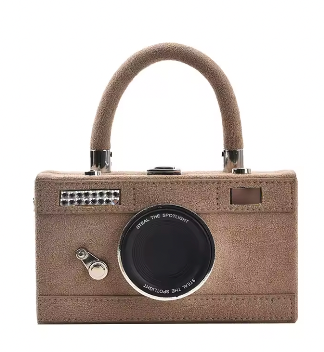 Camera Shaped Mini Crossbody Bag